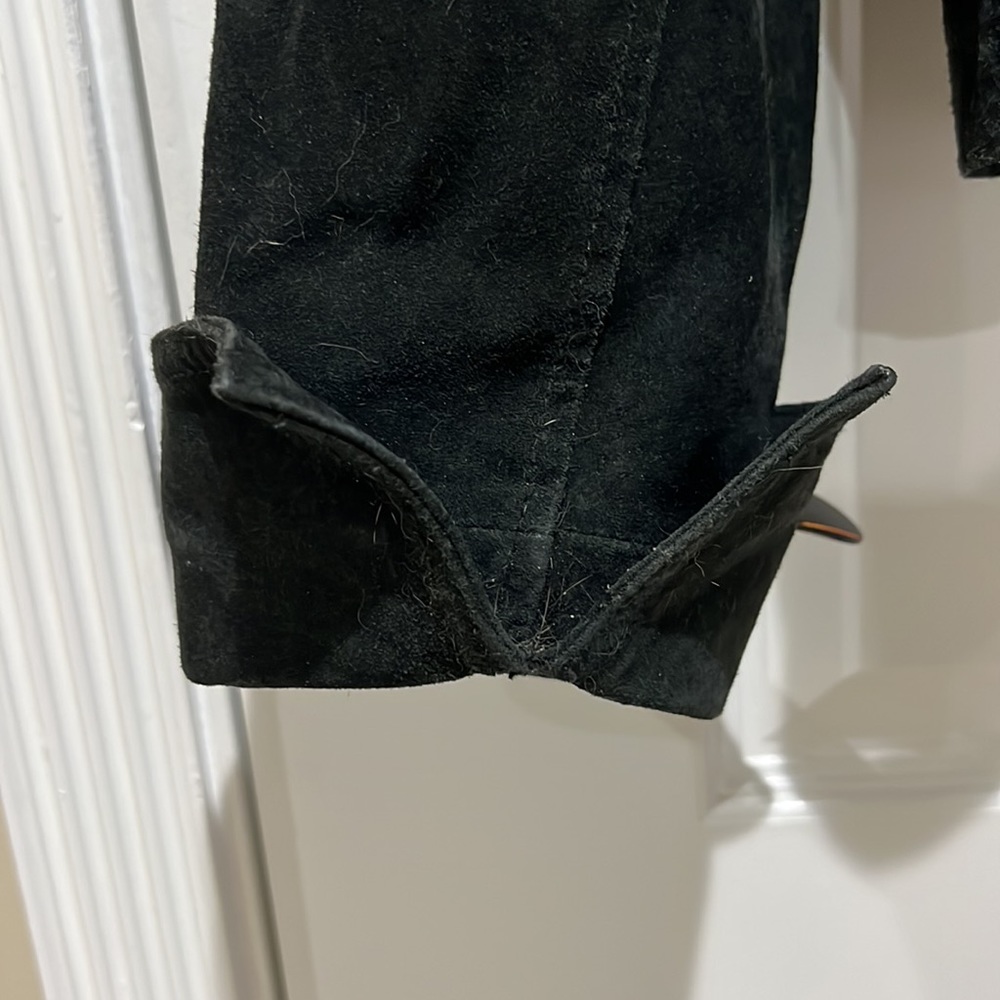 Washable Black Suede Short Jacket - image 5